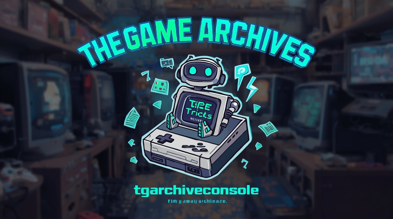 thegamearchives tips and tricks tgarchiveconsole