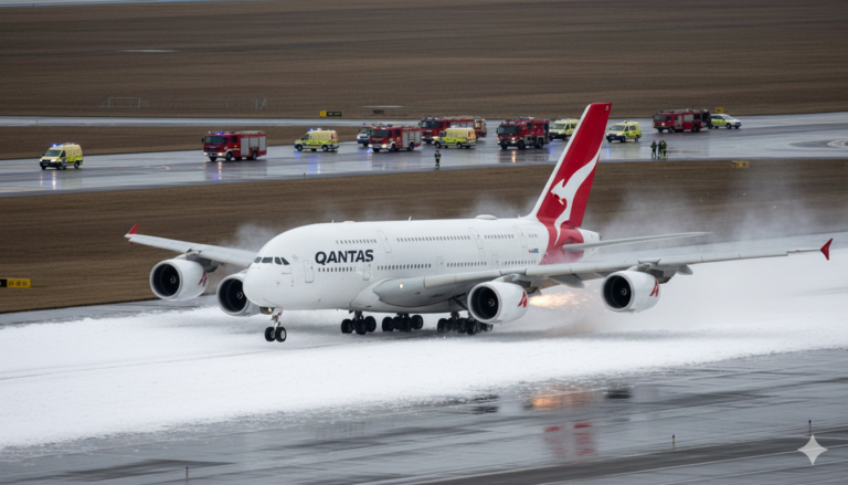 Qantas Flight Emergency Landing