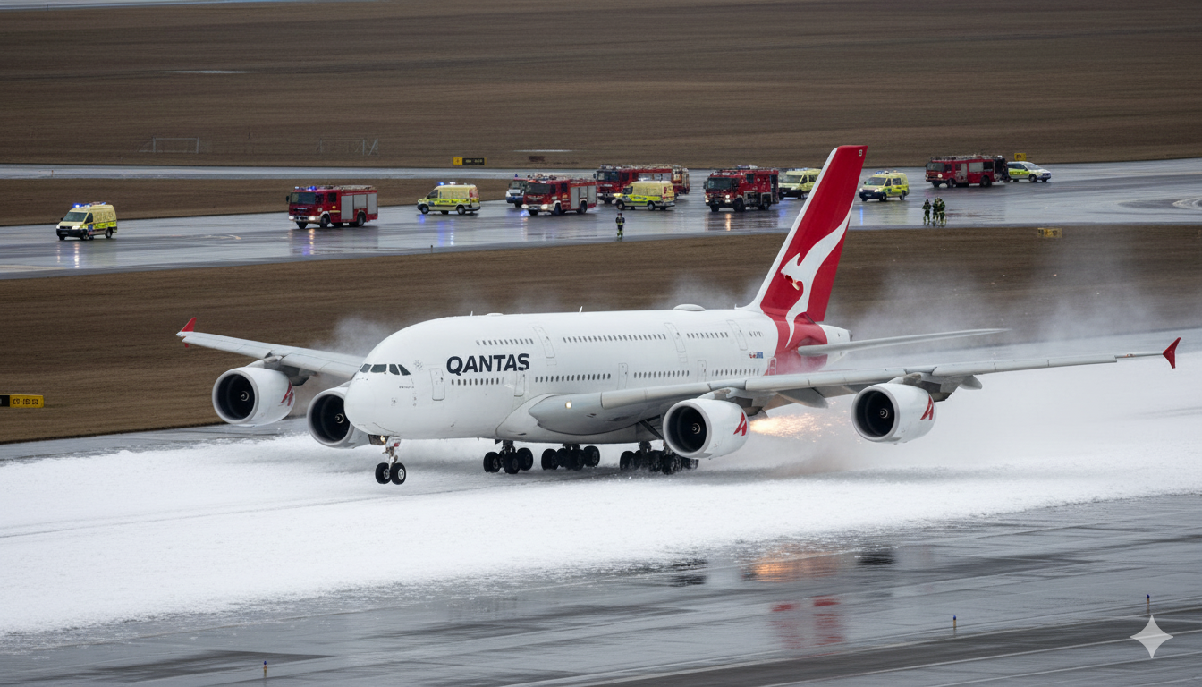 Qantas Flight Emergency Landing